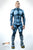 Figure-Enhancing Men's Blue Beast Bodysuit - Cosplay | Athletics | Performance