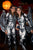 Full Bodysuit - Front Zipper - Women's 'GARGOYLE BARRED - V2' Bodysuit --sportswear/costume