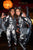 Full Bodysuit - Front Zipper - Women's 'GARGOYLE BARRED - V2' Bodysuit --sportswear/costume
