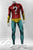 Cosplay Halloween bodysuit superhero onesie Costume Spandex Men's silver surfer 