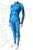 Women's Blue Zebra Bodysuit - Cosplay | Athletics | Performance