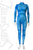 Women's Blue Zebra Bodysuit - Cosplay | Athletics | Performance