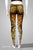 leopard print leggings back tail printed on Dye-sublimated faux animal