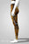 leopard print leggings back tail printed on Dye-sublimated faux animal
