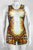 faux leopard print weightlifting singlet