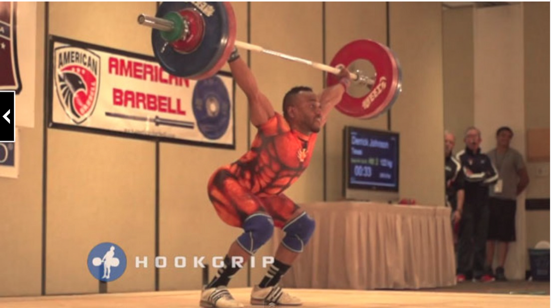 Muscle Magazine Reports  - DERRICK JOHNSON SETS NEW US SNATCH RECORD