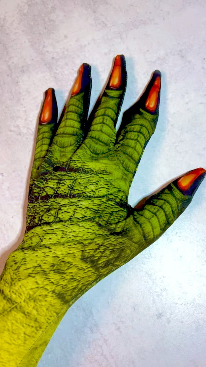 Species Gloves | Alien | Dragon | Convertible-Fingerless Gloves