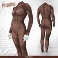 Printed Muscle Costume Catsuit - Women's Patoodie - Customize Your Color