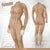 Women's Patoodie Nude Illusion Muscle Base Costume Bodysuit