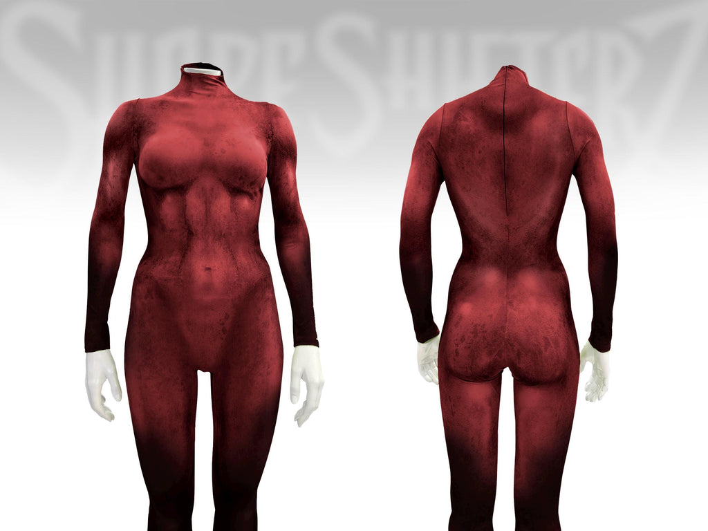 Women's creature skin catsuit, color option