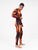 Men's Fire Man Burning Costume Bodysuit
