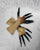 Scary Zombie Alien Costume Unisex Gloves – Long Finger, Dead Skin Print