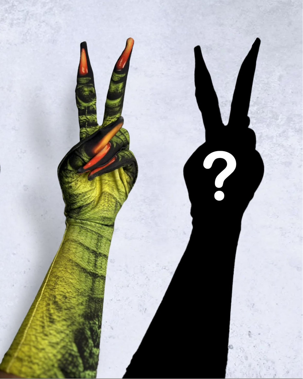 Species Gloves | Alien | Dragon | Convertible-Fingerless Gloves