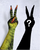 Species Gloves | Alien | Dragon | Convertible-Fingerless Gloves
