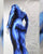 Blue X-Ray Skeleton Costume Catsuit – Pull-On, Open Neck