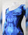 Blue X-Ray Skeleton Costume Catsuit – Pull-On, Open Neck