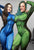 Women's SuperSuit Costume Catsuit