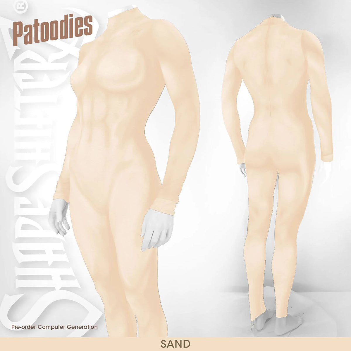 Printed Muscle Costume Catsuit - Women's Patoodie - Customize Your Color
