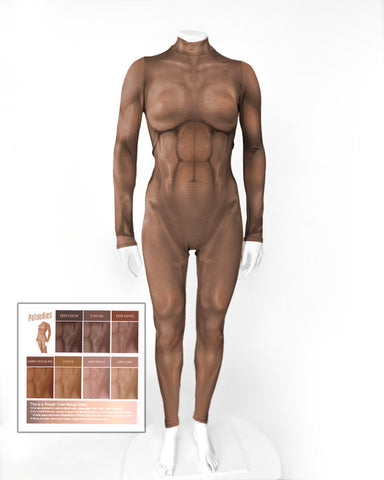 Printed Muscle Costume Catsuit - Women's Patoodie - Customize Your Color