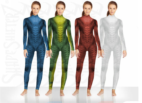 Figure-Enhancing Women's Alien Species Bodysuit - Cosplay | Athletics | Performance
