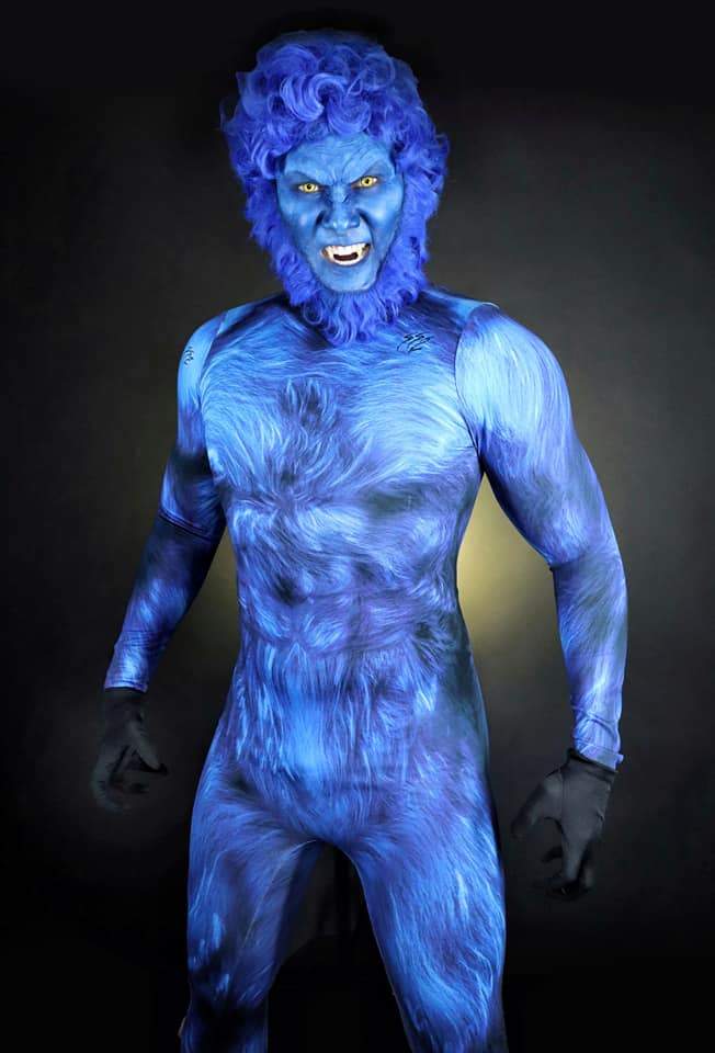 Men's Hairy Beast Costume Bodysuit | Krampus, Werewolf, Greedy Green Christmas