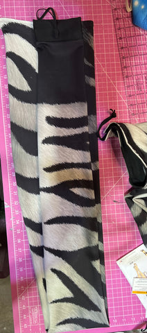 z_Custom Zebra Stilts Covers  - 2 Sets (one Front, one back)