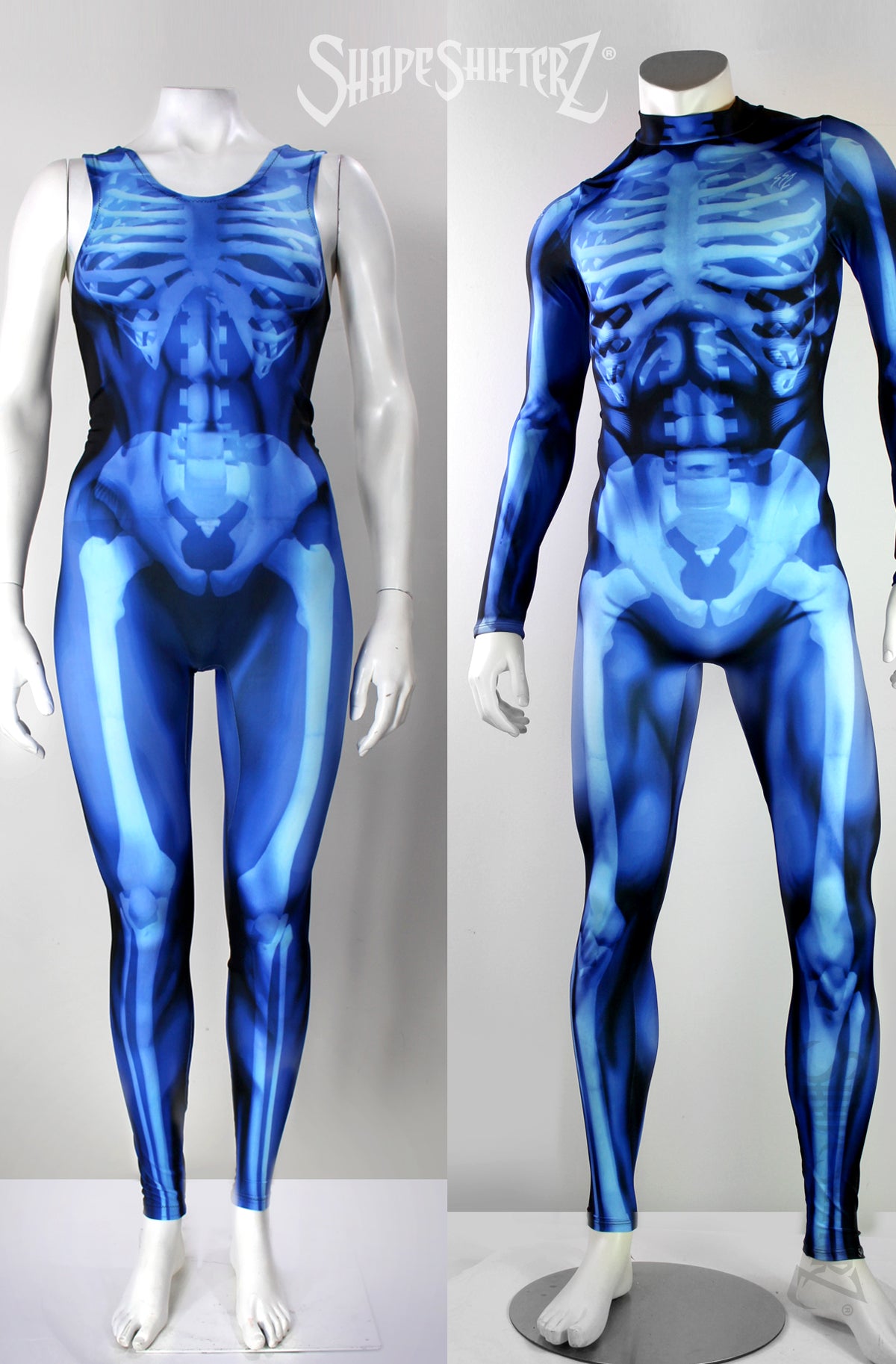 skeleton x-ray Costume for Halloween, acro yoga and burning man