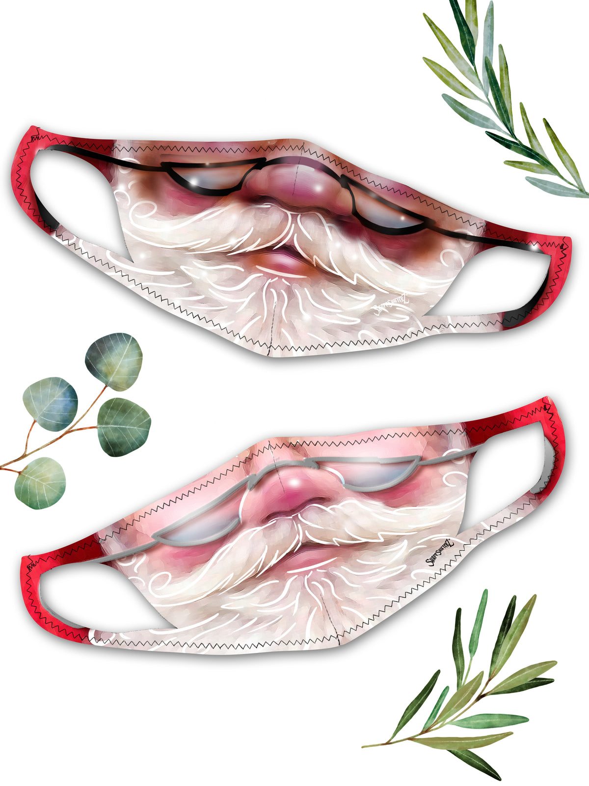 Men's Santa Face Mask