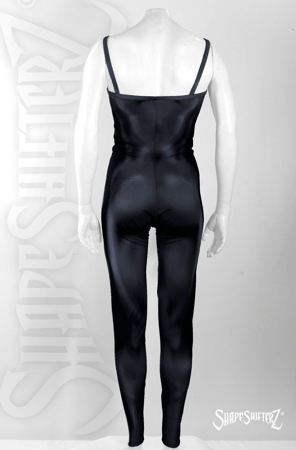 women's black muscle toned unitard superset cat woman costume dance