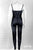 women's black muscle toned unitard superset cat woman costume dance