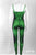 women's green muscle toned unitard supersuit for cosplay she hulk
