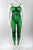 women's green muscle toned unitard supersuit for cosplay she hulk