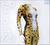 Cheetah High Collar Bodysuit with Zipper in the Back + Separate Hanging Tail