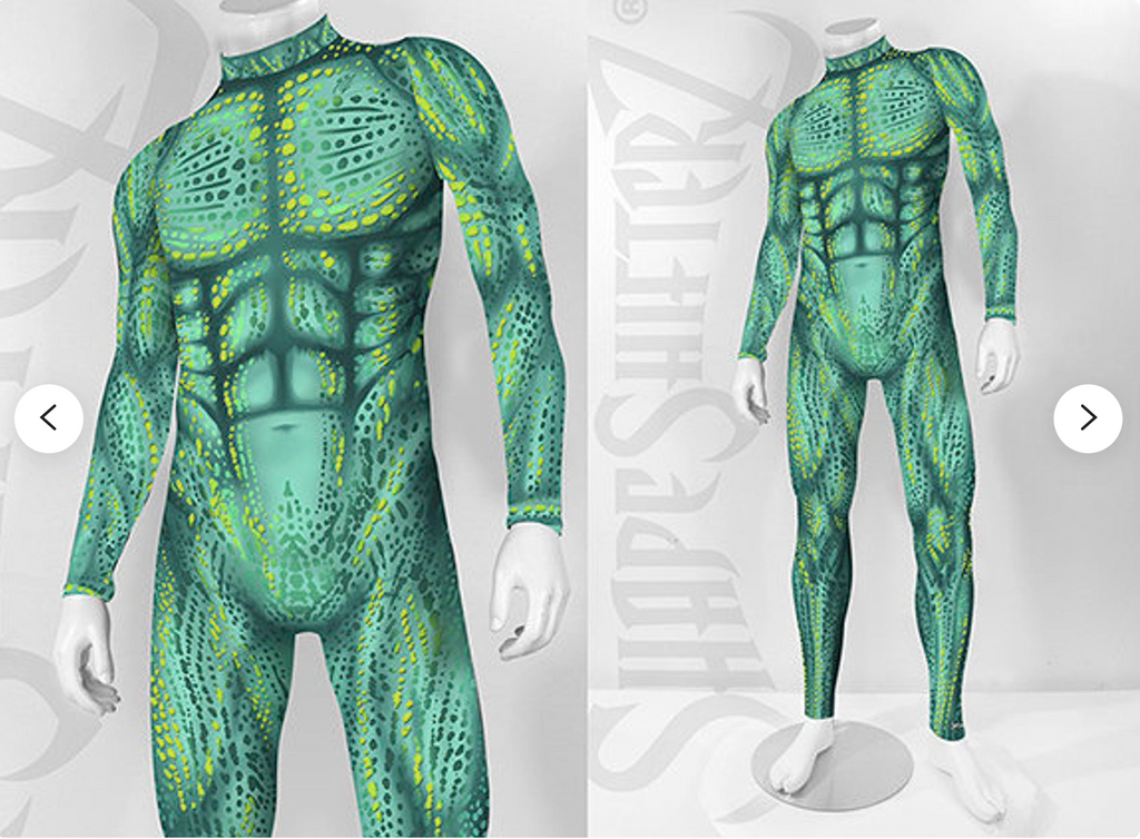Men's Sea Creature Costume Bodysuit