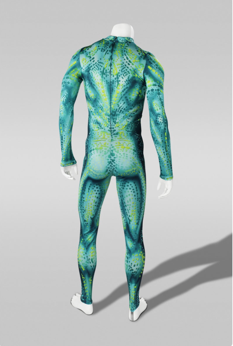 Men's Sea Creature Costume Bodysuit