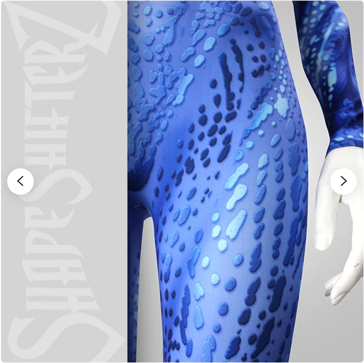 Women's Sea Creature Costume Catsuit – High Collar, Back Zip