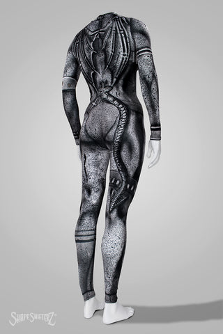 Figure-Enhancing Women's Gargoyle Style 4 Bodysuit - Cosplay