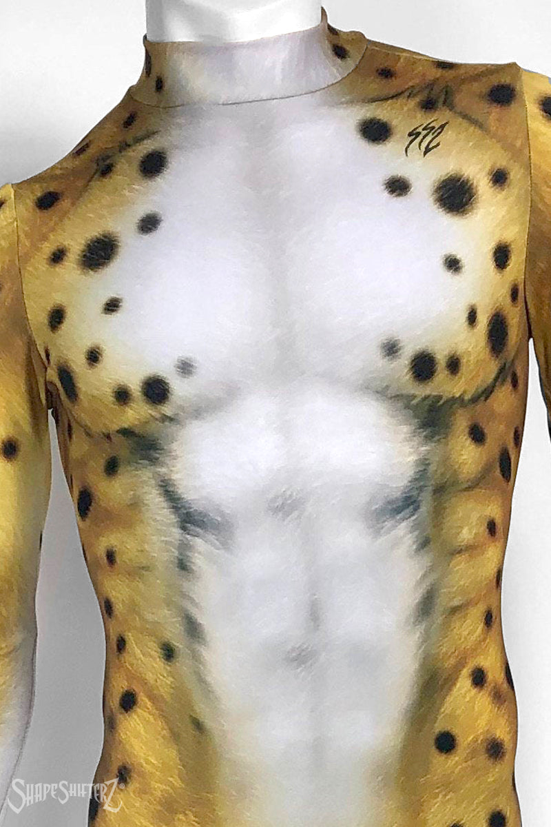 Men's Cheetah Costume Bodysuit