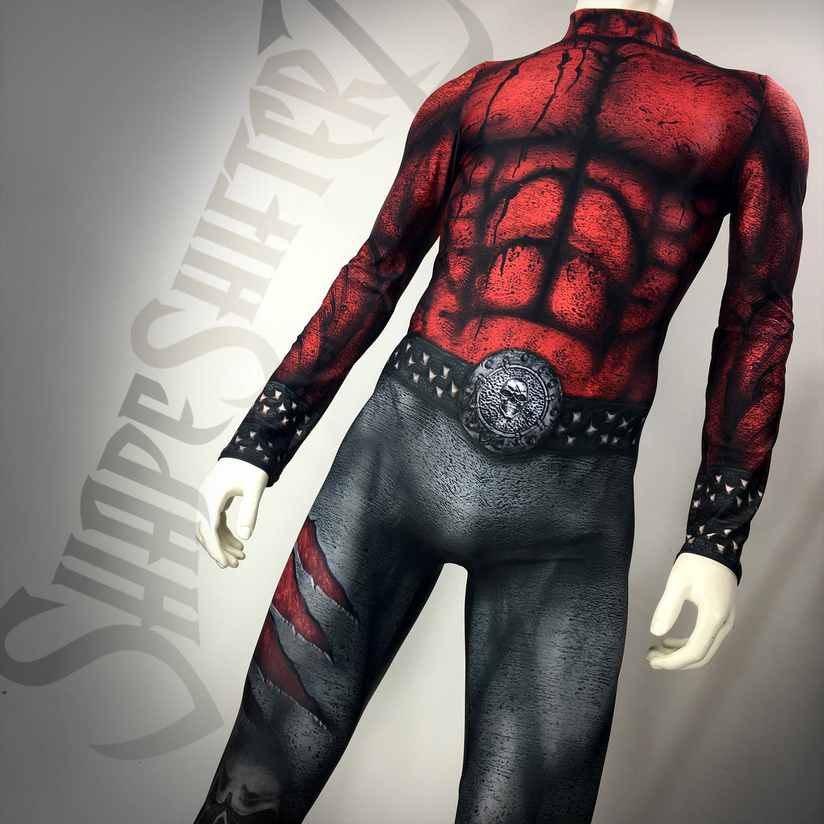 Men's Evil Rockstar / Devil Costume Bodysuit
