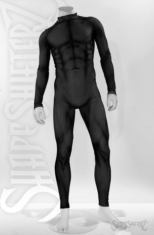 Black Bodysuit for Men