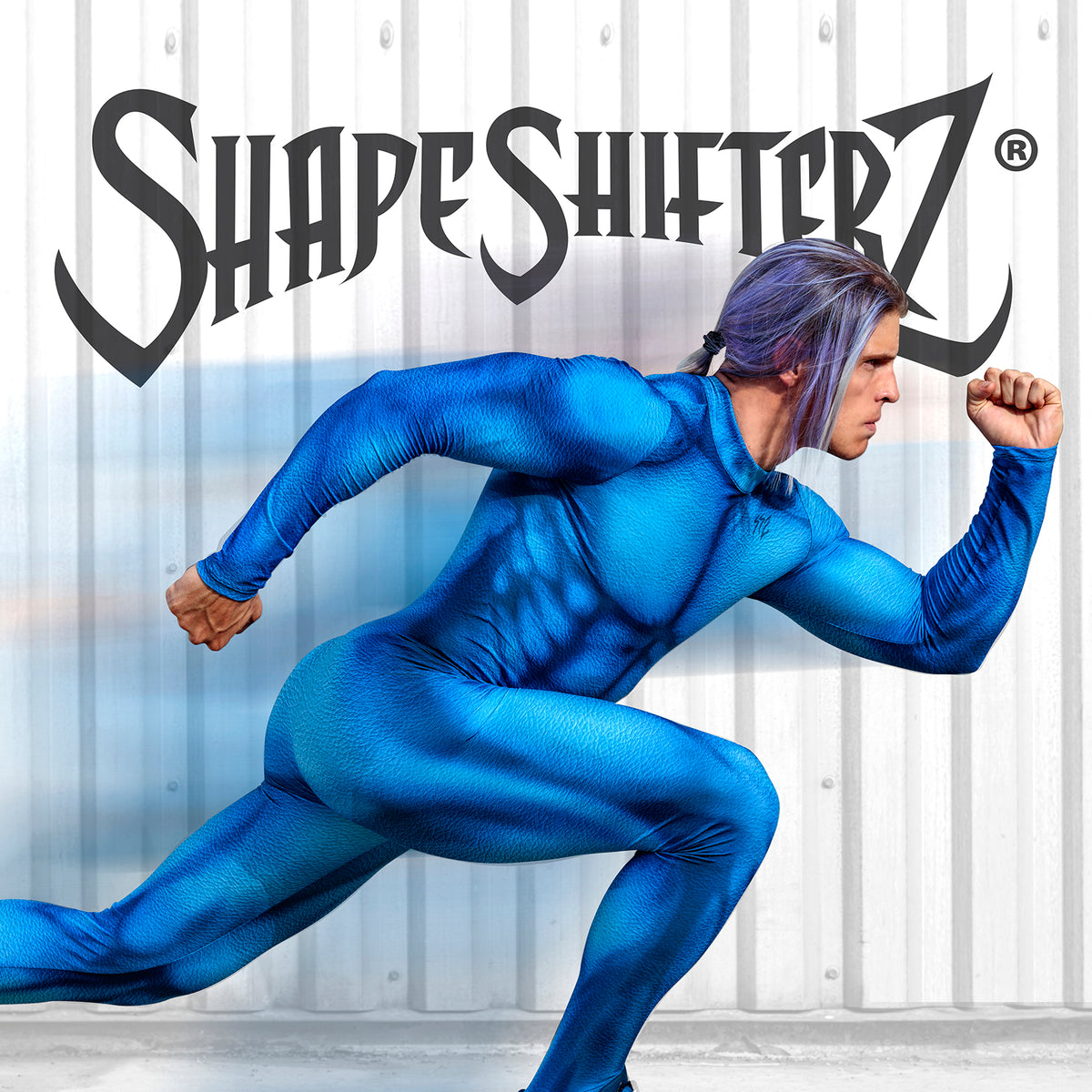 Men's SuperSuit Custom Colored Muscle Base Costume Bodysuit