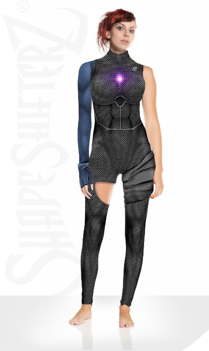 Custom Reyna-Inspired BodySuit Base+Leg wrap +Glove - ShapeShifterZ