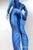 Figure-Enhancing Women's Blue Zebra Bodysuit - Cosplay | Athletics | Performance