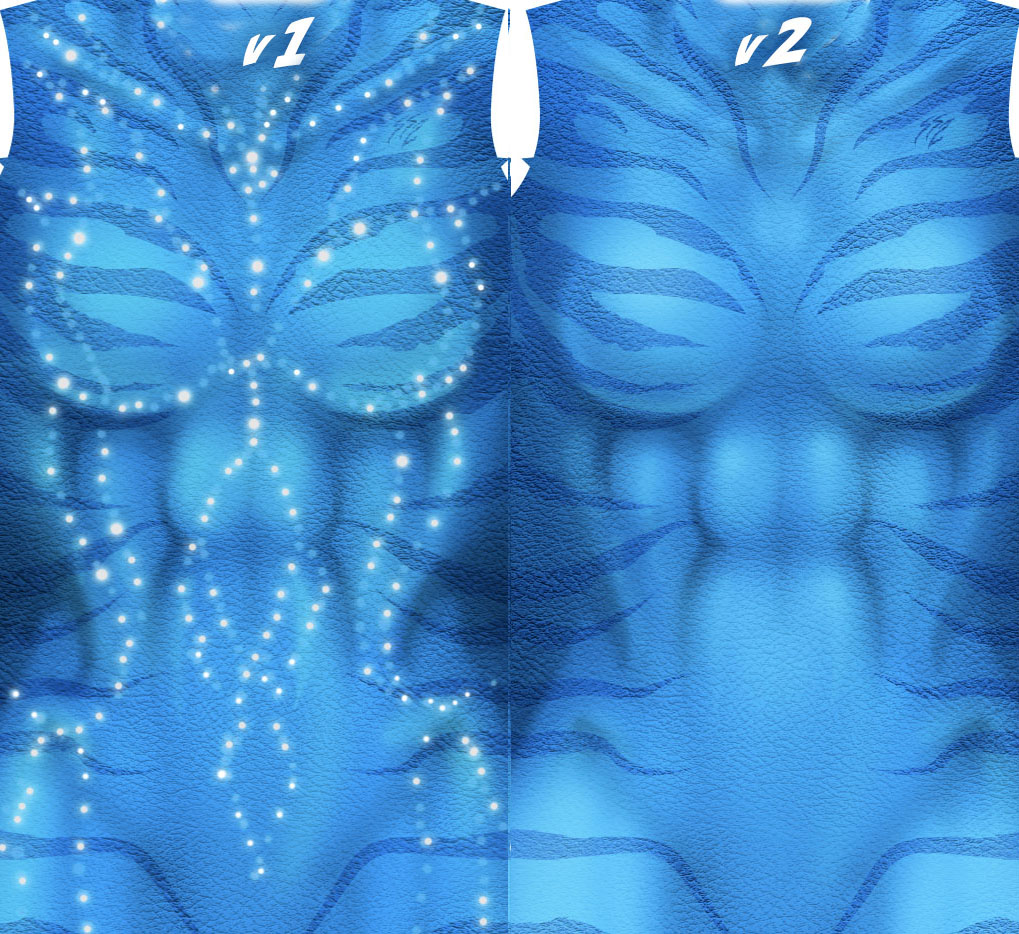 Women's Blue Zebra Costume Catsuit