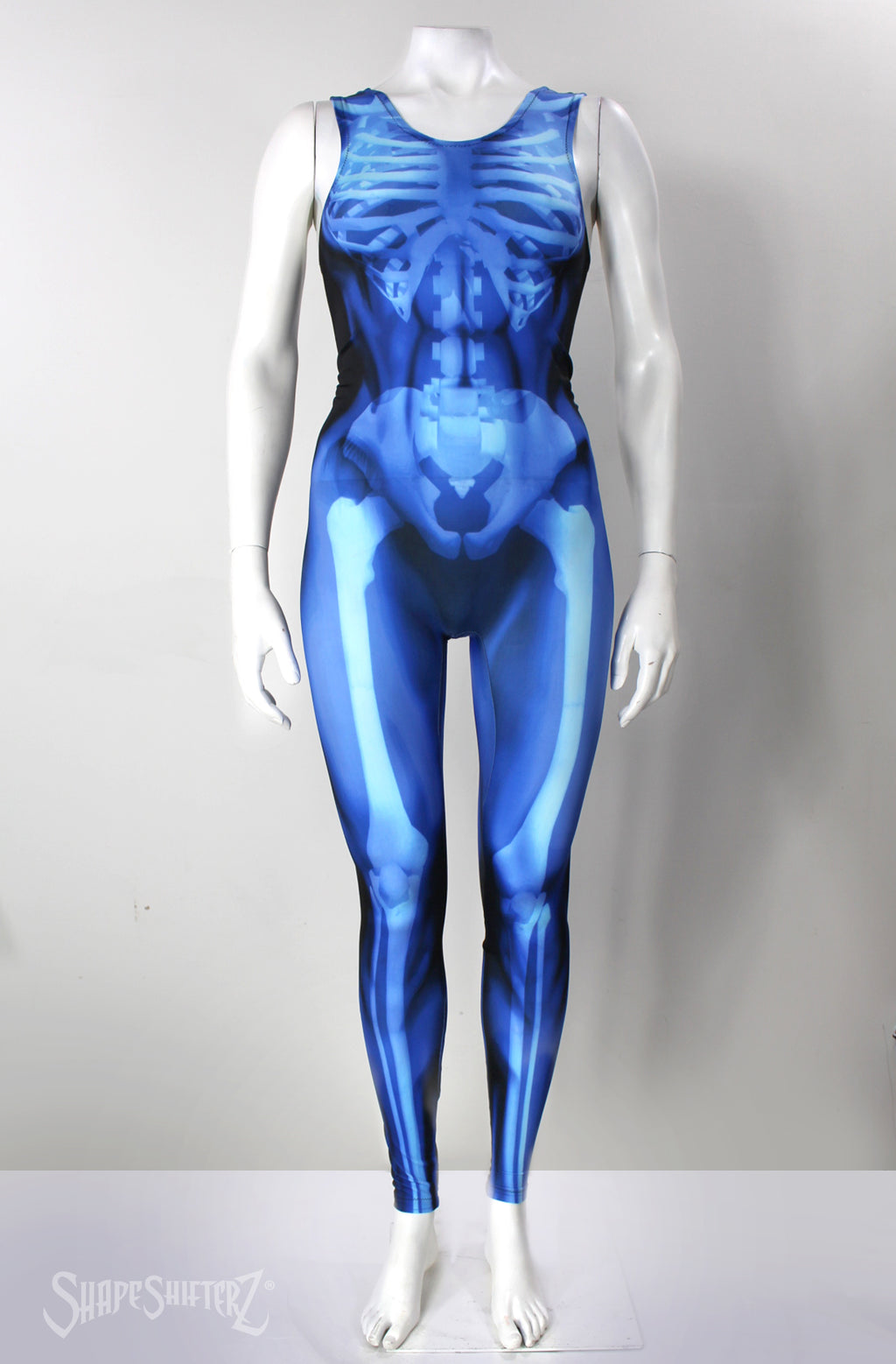 skeleton x-ray Costume for Halloween, acro yoga and burning man