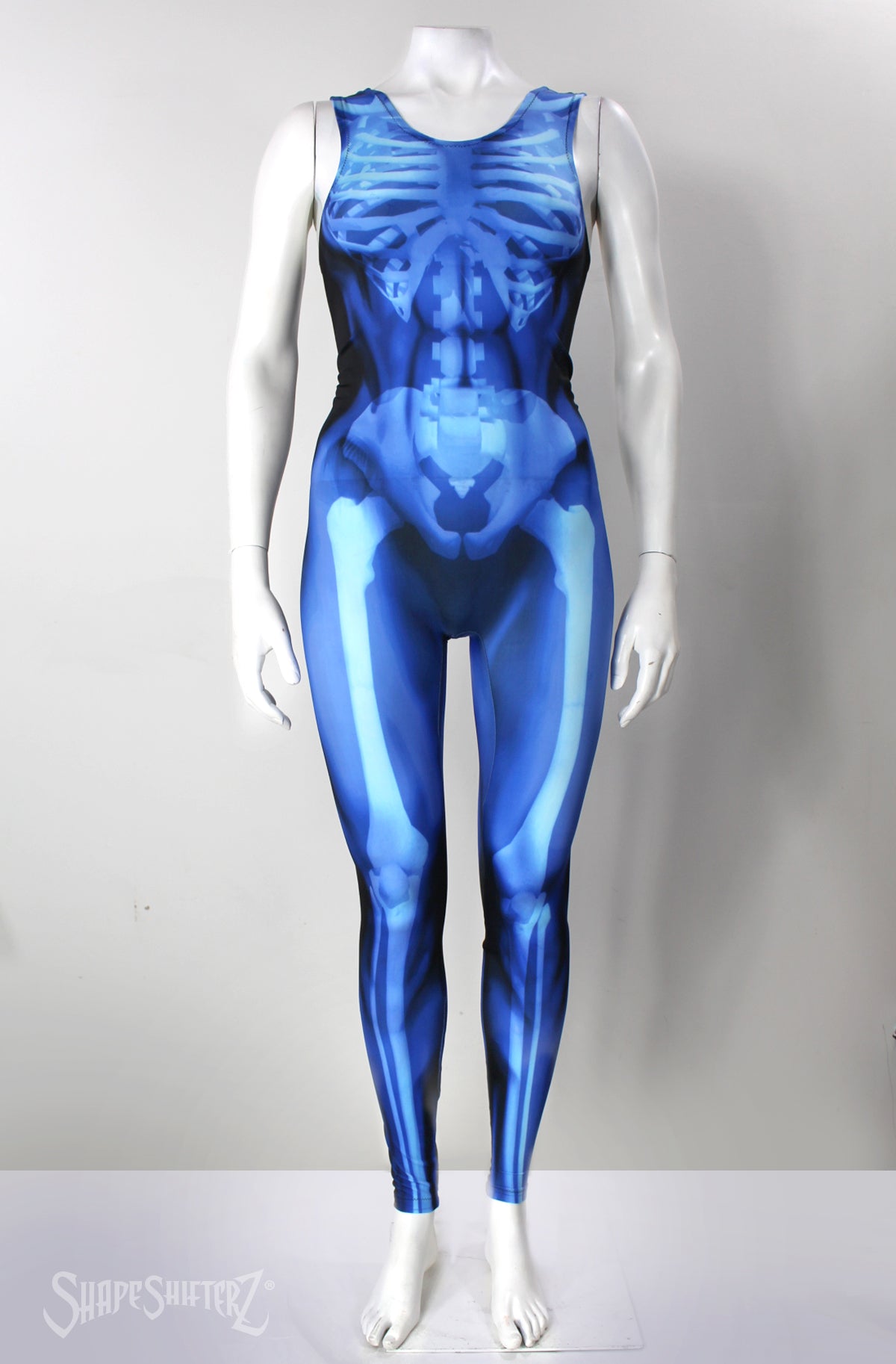skeleton x-ray Costume for Halloween, acro yoga and burning man