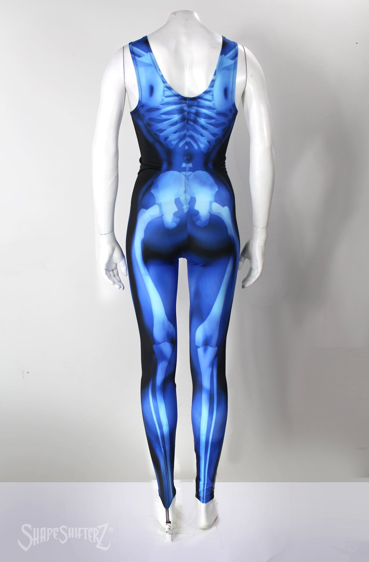 skeleton x-ray Costume for Halloween, acro yoga and burning man