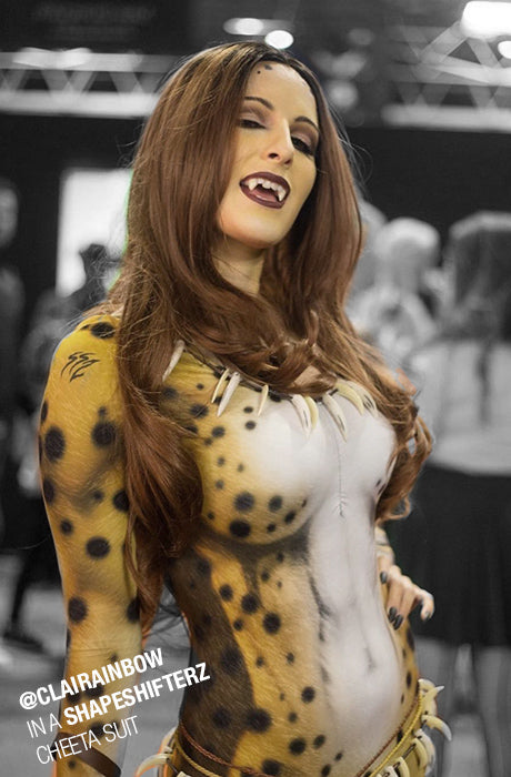 Cheetah print catsuit bodysuit