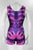 Figure-Enhancing | Purple Cheshire Cat Singlet Powerlifting Women's
