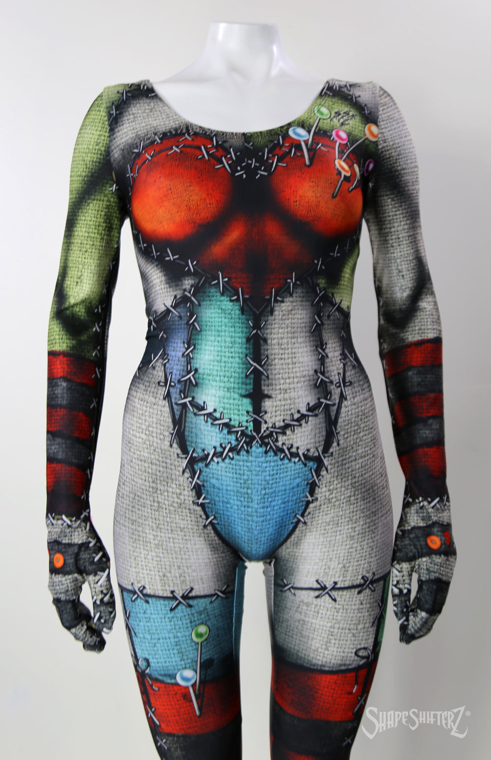 Women's Stitched Doll Costume Catsuit